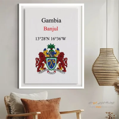 تابلو نماد های کشورهای جهان - اسپو دکور