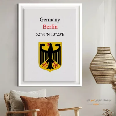 تابلو نماد های کشورهای جهان - اسپو دکور