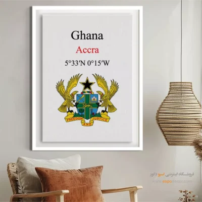 تابلو نماد های کشورهای جهان - اسپو دکور