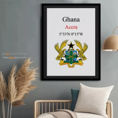 تابلو نماد های کشورهای جهان - اسپو دکور