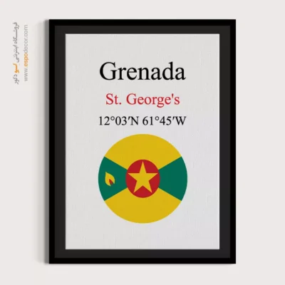 تابلو نماد های کشورهای جهان - اسپو دکور