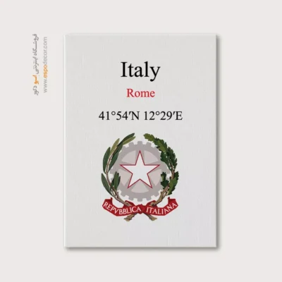 تابلو نماد های کشورهای جهان - اسپو دکور