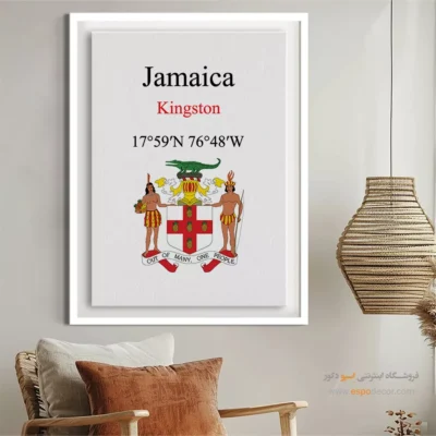 تابلو نماد های کشورهای جهان - اسپو دکور