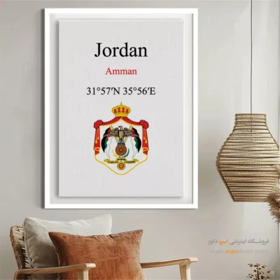 تابلو نماد های کشورهای جهان - اسپو دکور