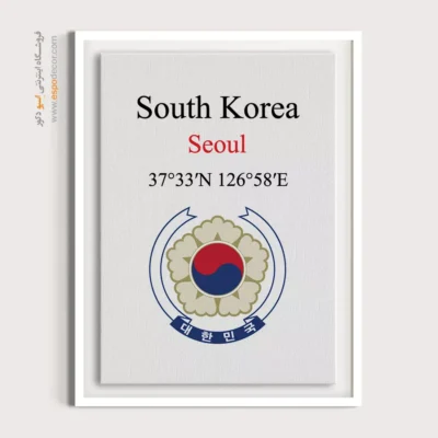 تابلو نماد های کشورهای جهان - اسپو دکور