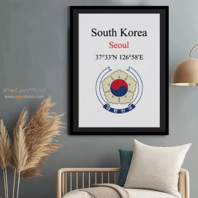 تابلو نماد های کشورهای جهان - اسپو دکور