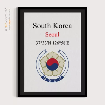 تابلو نماد های کشورهای جهان - اسپو دکور