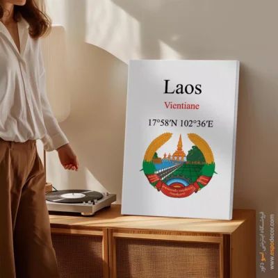 تابلو نماد های کشورهای جهان - اسپو دکور