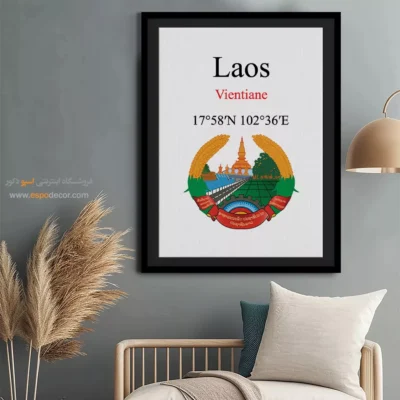 تابلو نماد های کشورهای جهان - اسپو دکور