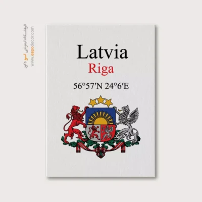 تابلو نماد های کشورهای جهان - اسپو دکور