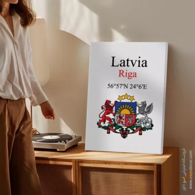 تابلو نماد های کشورهای جهان - اسپو دکور