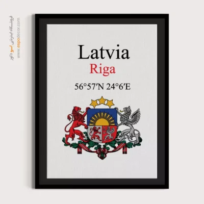 تابلو نماد های کشورهای جهان - اسپو دکور