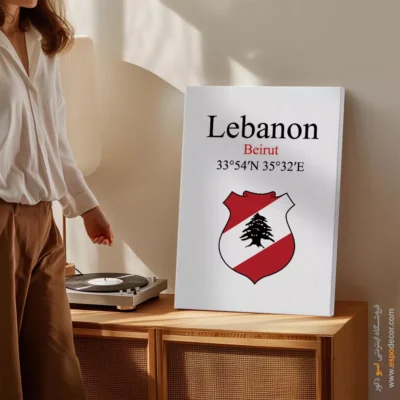 تابلو نماد های کشورهای جهان - اسپو دکور