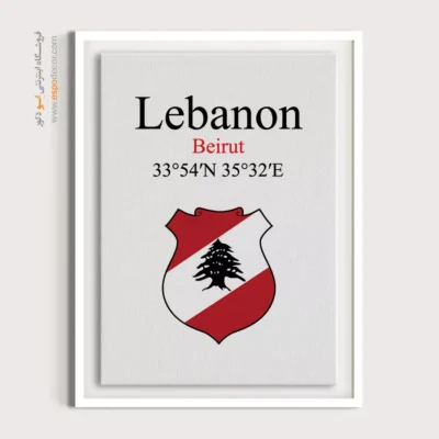 تابلو نماد های کشورهای جهان - اسپو دکور