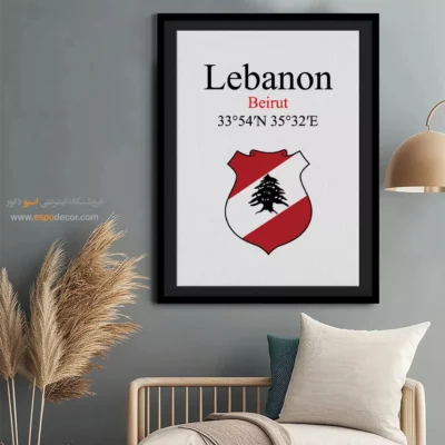 تابلو نماد های کشورهای جهان - اسپو دکور