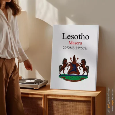 تابلو نماد های کشورهای جهان - اسپو دکور