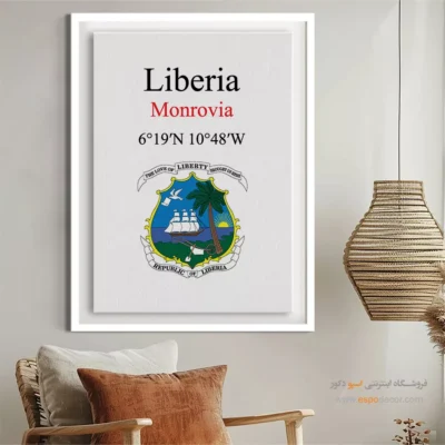 تابلو نماد های کشورهای جهان - اسپو دکور