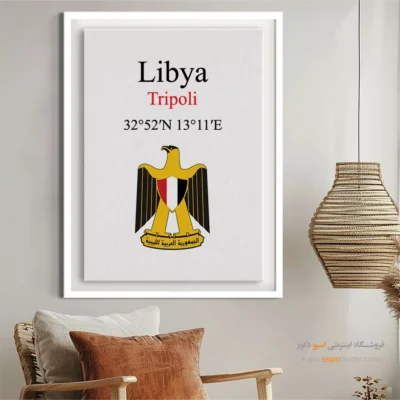 تابلو نماد های کشورهای جهان - اسپو دکور