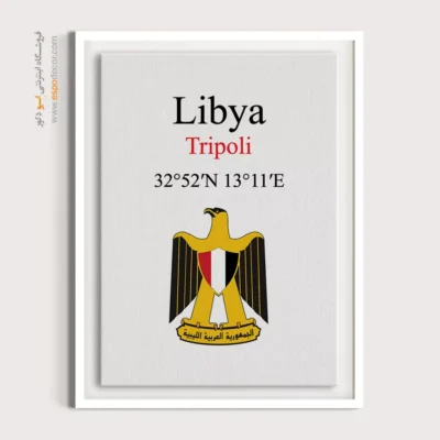 تابلو نماد های کشورهای جهان - اسپو دکور