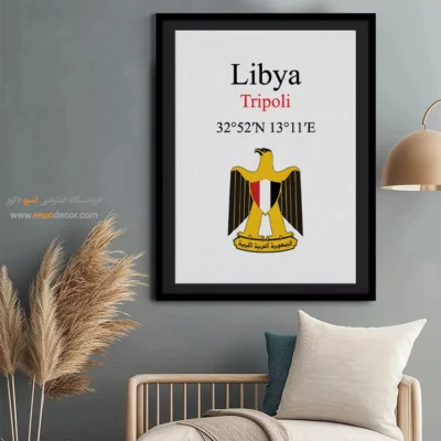 تابلو نماد های کشورهای جهان - اسپو دکور