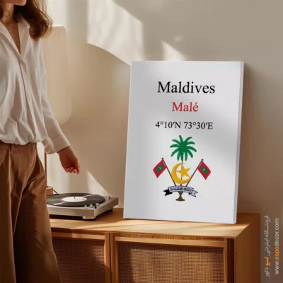 تابلو نماد های کشورهای جهان - اسپو دکور