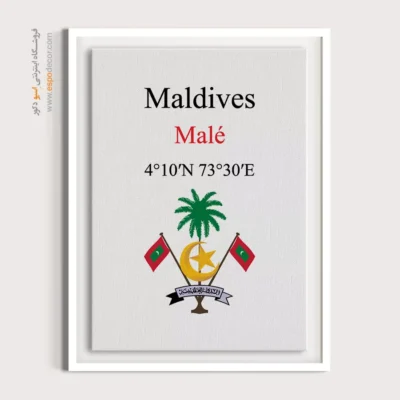 تابلو نماد های کشورهای جهان - اسپو دکور