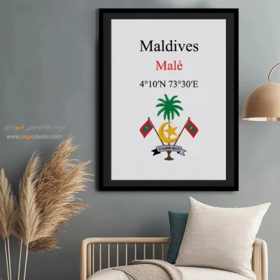 تابلو نماد های کشورهای جهان - اسپو دکور