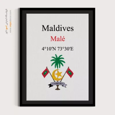 تابلو نماد های کشورهای جهان - اسپو دکور