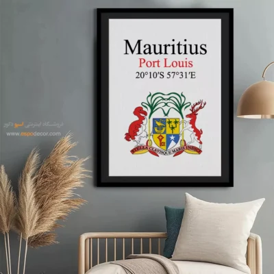 تابلو نماد های کشورهای جهان - اسپو دکور