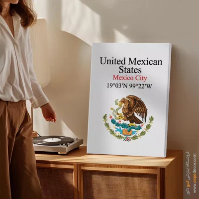 تابلو نماد های کشورهای جهان - اسپو دکور