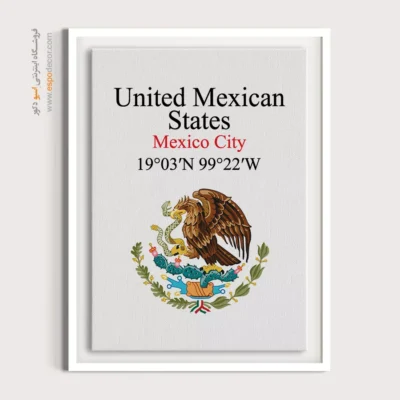 تابلو نماد های کشورهای جهان - اسپو دکور