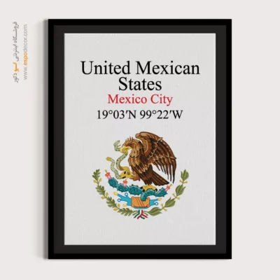 تابلو نماد های کشورهای جهان - اسپو دکور