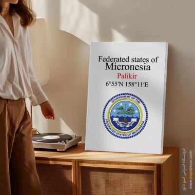 تابلو نماد های کشورهای جهان - اسپو دکور