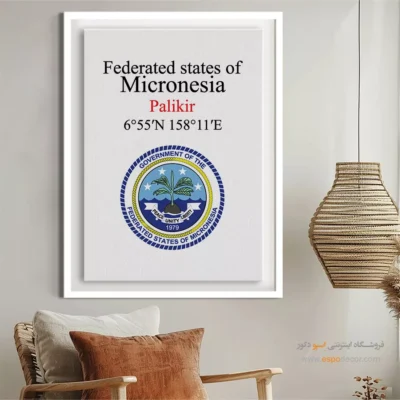 تابلو نماد های کشورهای جهان - اسپو دکور