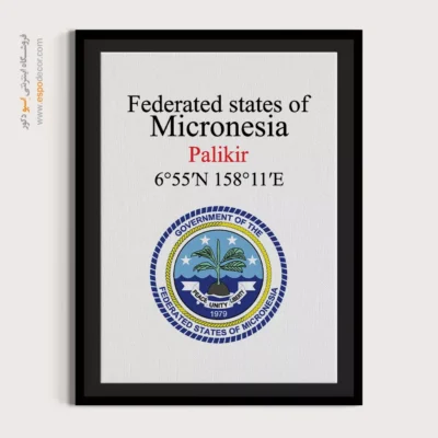 تابلو نماد های کشورهای جهان - اسپو دکور