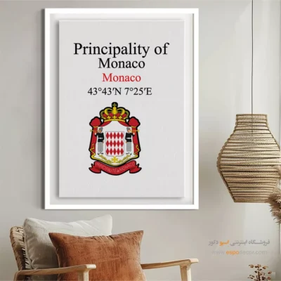 تابلو نماد های کشورهای جهان - اسپو دکور