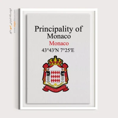 تابلو نماد های کشورهای جهان - اسپو دکور