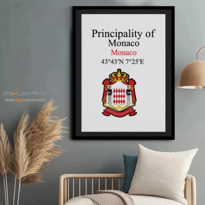 تابلو نماد های کشورهای جهان - اسپو دکور