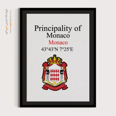 تابلو نماد های کشورهای جهان - اسپو دکور