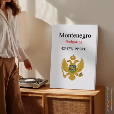 تابلو نماد های کشورهای جهان - اسپو دکور