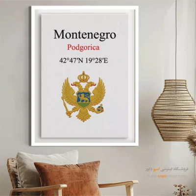 تابلو نماد های کشورهای جهان - اسپو دکور