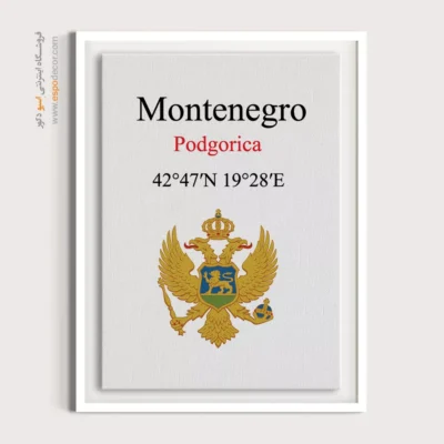 تابلو نماد های کشورهای جهان - اسپو دکور