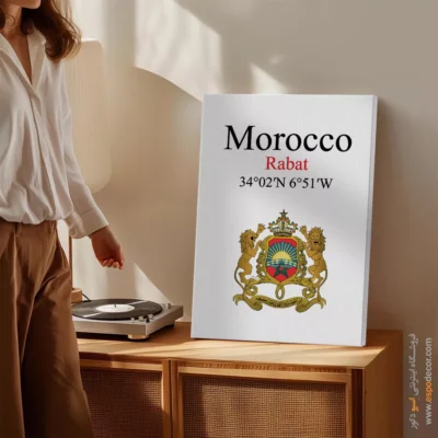 تابلو نماد های کشورهای جهان - اسپو دکور