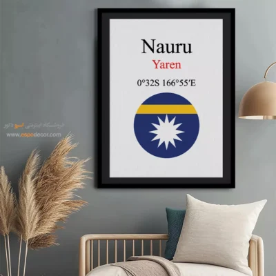 تابلو نماد های کشورهای جهان - اسپو دکور