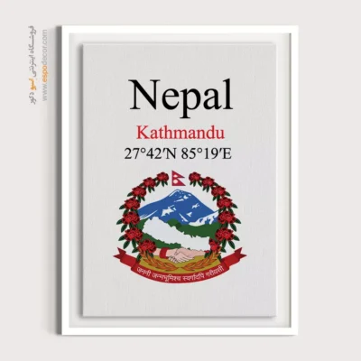 تابلو نماد های کشورهای جهان - اسپو دکور