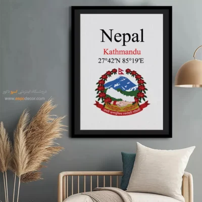 تابلو نماد های کشورهای جهان - اسپو دکور