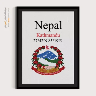 تابلو نماد های کشورهای جهان - اسپو دکور