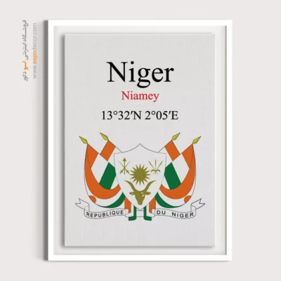 تابلو نماد های کشورهای جهان - اسپو دکور