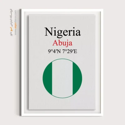 تابلو نماد های کشورهای جهان - اسپو دکور