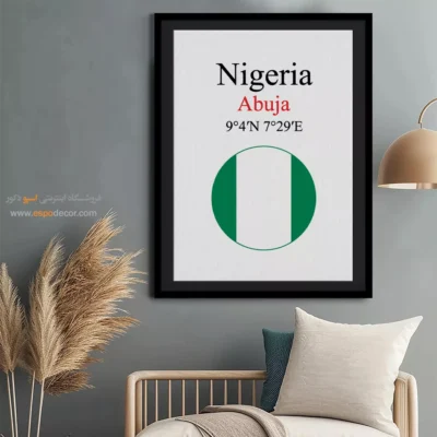 تابلو نماد های کشورهای جهان - اسپو دکور